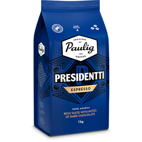 Кофе в зернах Paulig Presidentti Espresso 1 кг