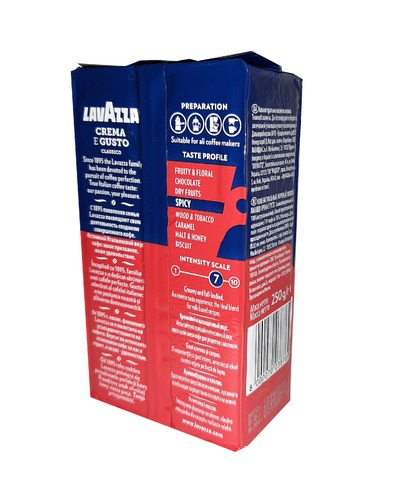 Молотый кофе Lavazza Crema e Gusto classico 250 г