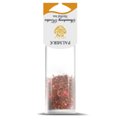 Травяной чай Palmira Ройбуш клубничный 10 шт по 4 г Для чайника